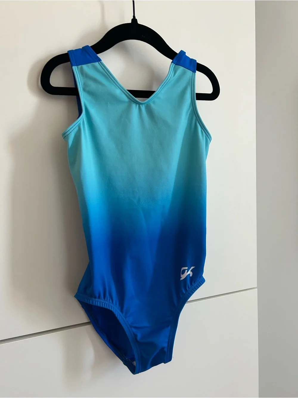GK Blue Ombre Gymnastics Leotard - CM Child’s Medium